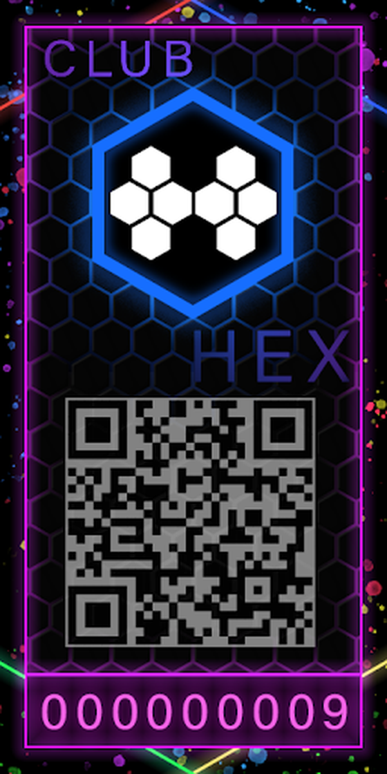 Club Hex Ticket #000000009