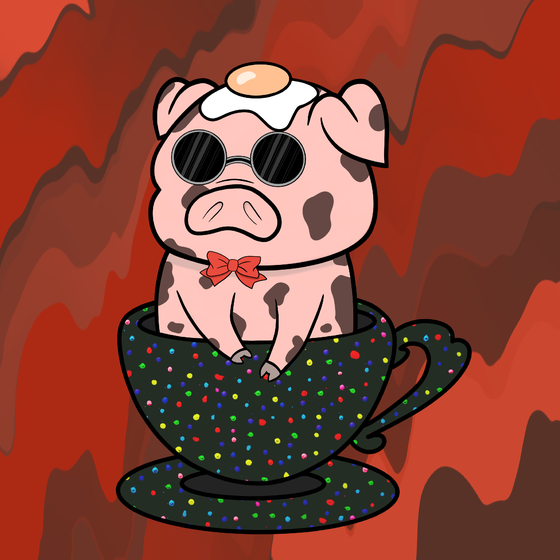 Lucky Teacup Piggy Club #2117