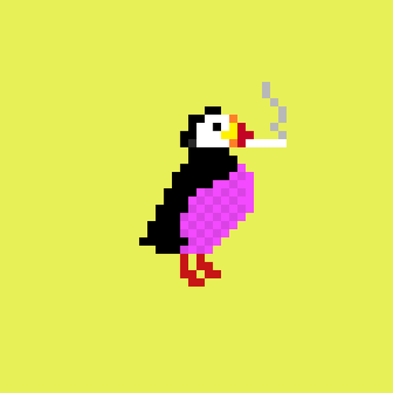 Pixel Puffin #245