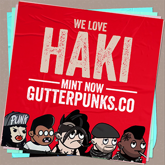 Gutter Punks Flyer - HAKI