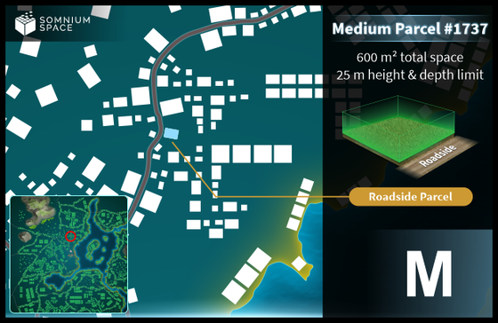 Medium #1737 (M) parcel in Somnium Space