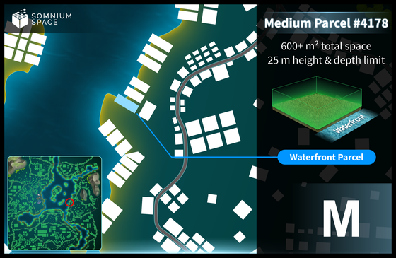 Medium #4178 (M) parcel in Somnium Space