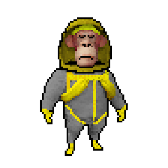 Pixel Radioactive Ape #55