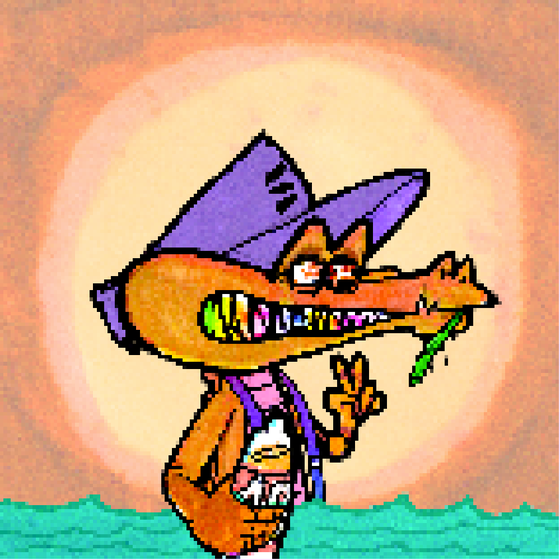 Pixelated Ganja Gators #754