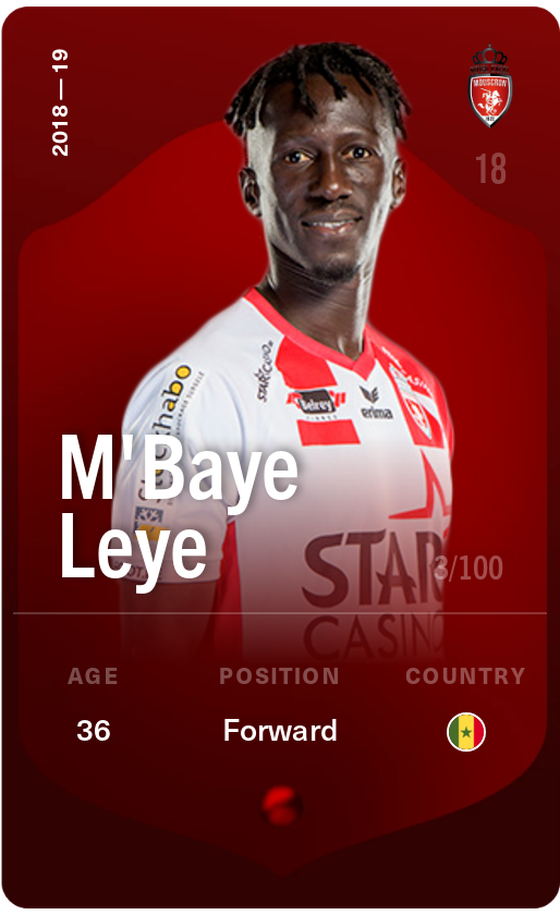 M'Baye Leye 2018-19 • Rare 3/100