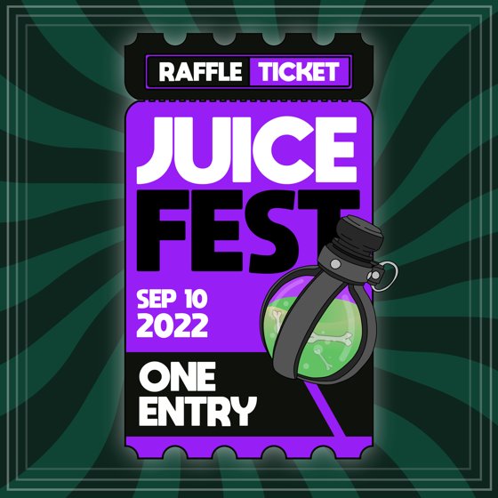 Juice Fest Raffle Ticket (#27)