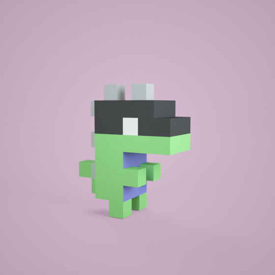 3D tiny dino #0645