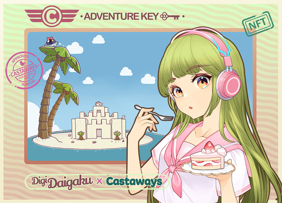 DigiDaigaku Genesis Adventure Key Castaways #1717 - Tazia