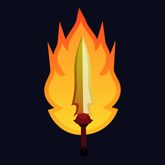 Surtr's flaming sword