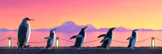 Five Penguins #587