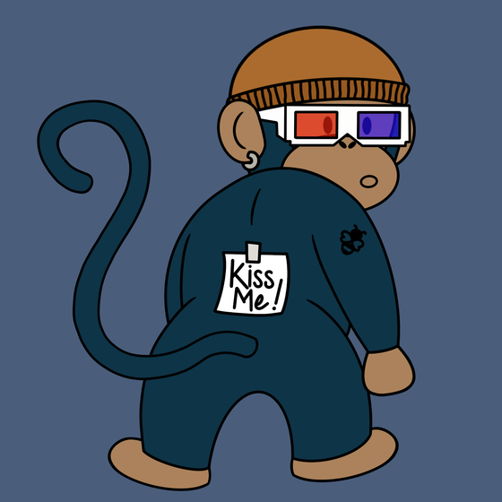 Kiss Me Monkey #1867