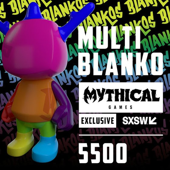 Multi Blanko #2544 SXSW Card Redeemable Game Character