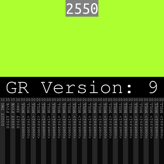2550 (GR version 9)