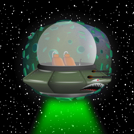 Alien UFO 493