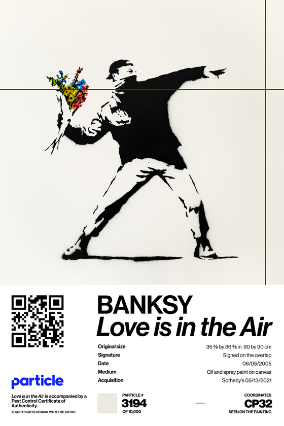 Banksy | Love Is In The Air #3194