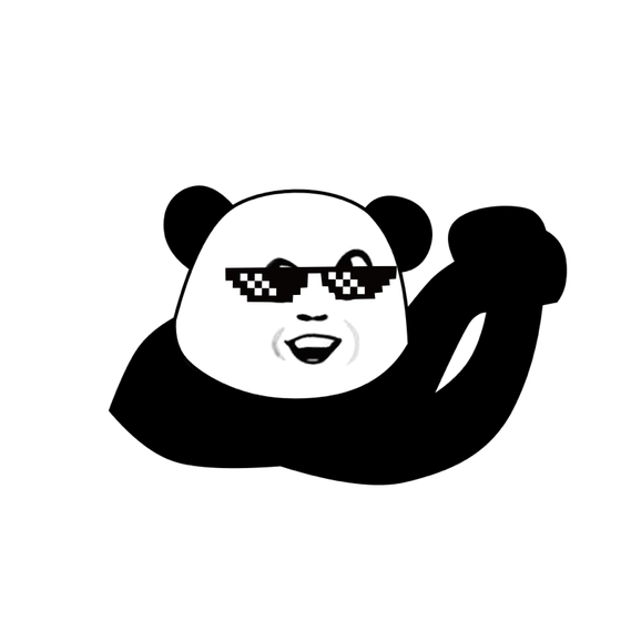 Pandamansticker #677