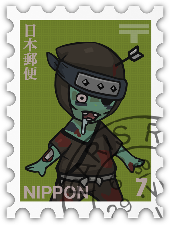 Ninja Stamp #007 呂屯 - Rotten