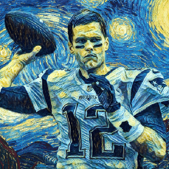 The Starry Night Tom Brady