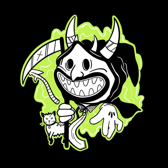 Grim Reaper Devil Neon Series