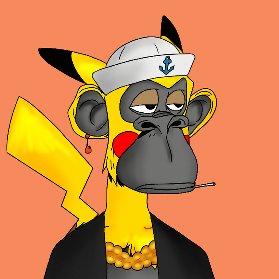 Pikachu Ape Yacht Club #73