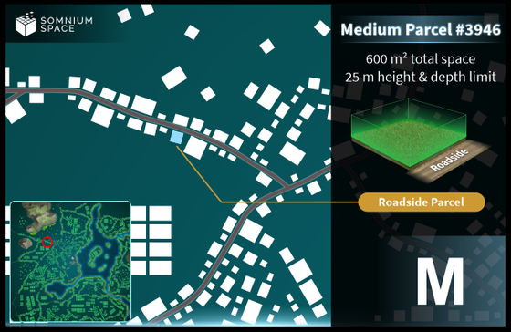 Medium #3946 (M) parcel in Somnium Space