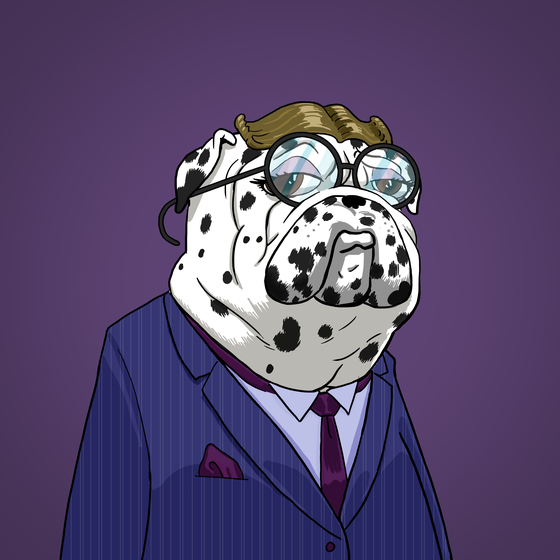 Mrs. Lois Buttsniffe, the Spotted Pug