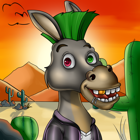 Sombrero Donkey #1749