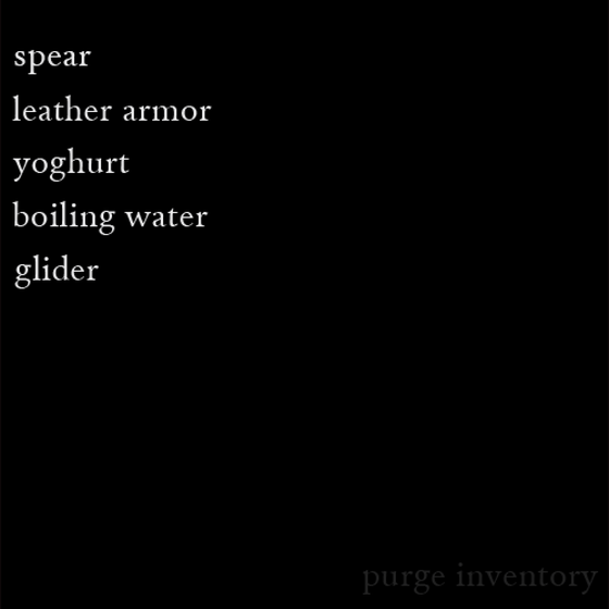 Purge Inventory #4330