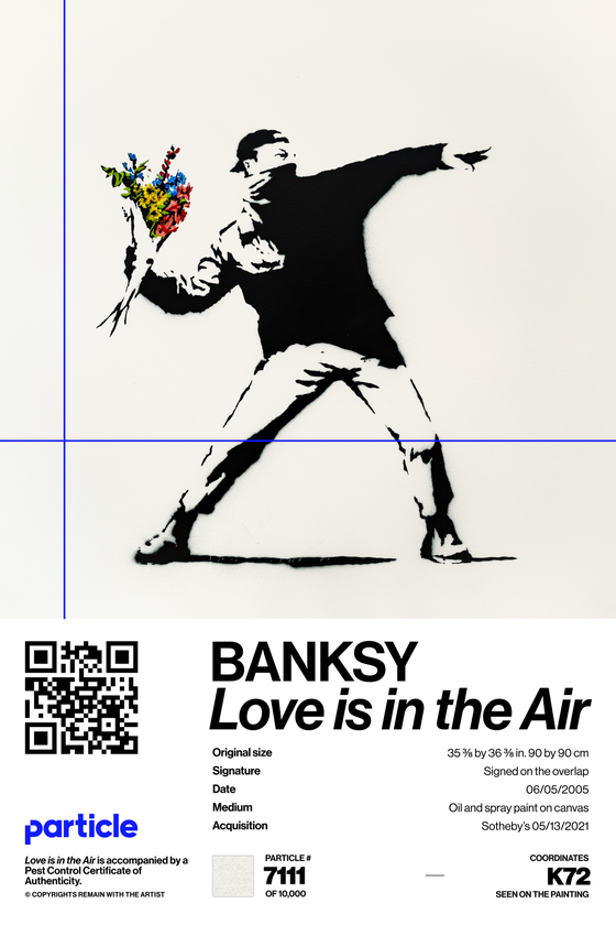 Banksy | Love Is In The Air #7111