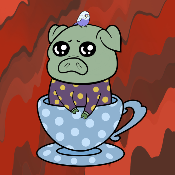 Lucky Teacup Piggy Club #987