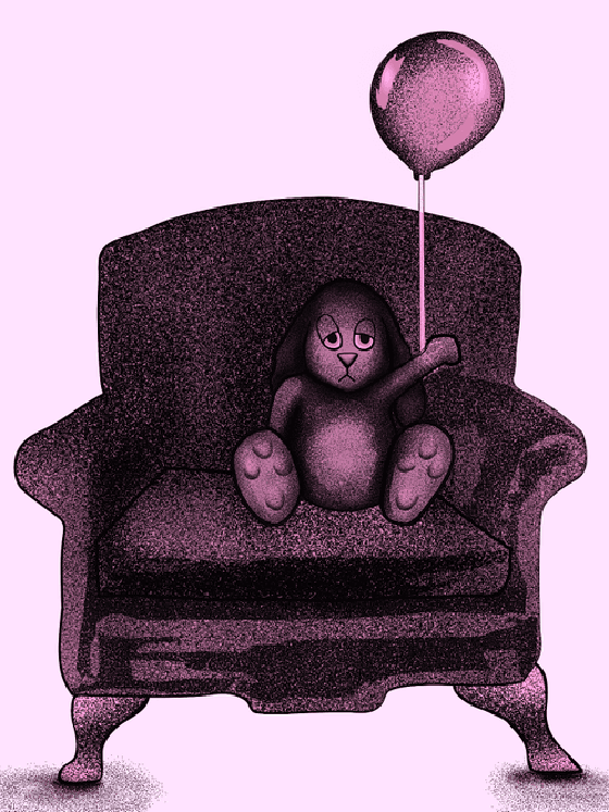 Raspberry Sad Bunny #17