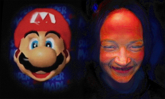 Mario Face Reconstruction (GAN Nightmares 001)