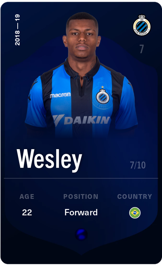 Wesley 2018-19 • Super Rare 7/10