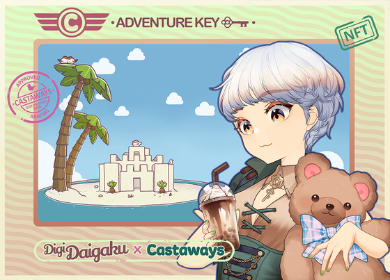 DigiDaigaku Genesis Adventure Key Castaways #1277 - Gwyneth