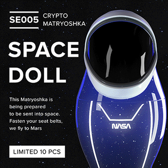 Crypto Matryoshka SE005 – SPACE DOLL