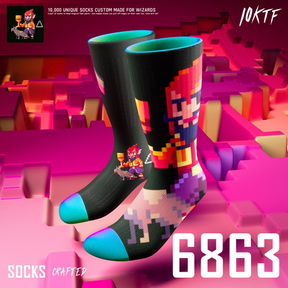 Wizard Crew Socks #6863