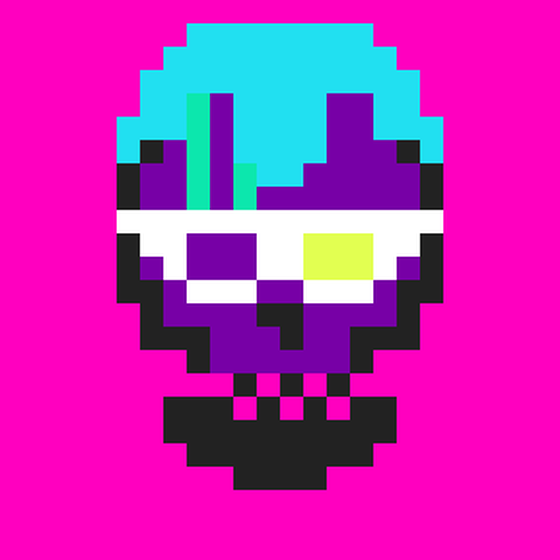 Cyber CryptoSkull #935