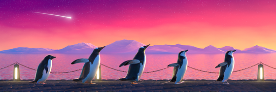 Five Penguins #1393