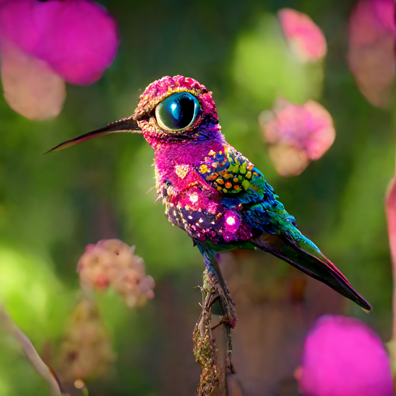 Happy Hummingbird 113