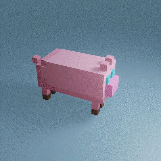 3D Normie Pig #29