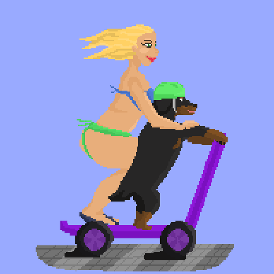 Bad Bitches On A Scooter #1139