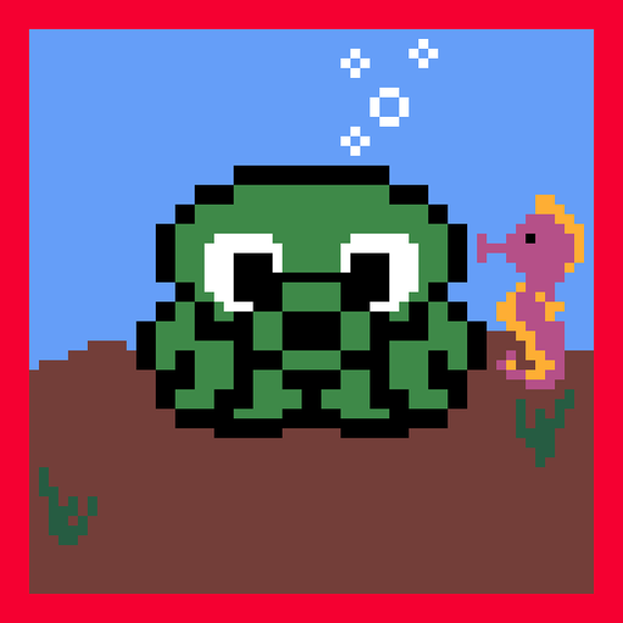 Pixel Squid #258