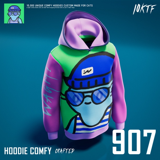 Cool Comfy Hoodie #907