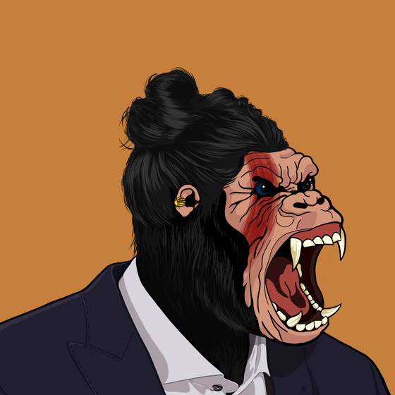 Nervous Gorilla Face #351