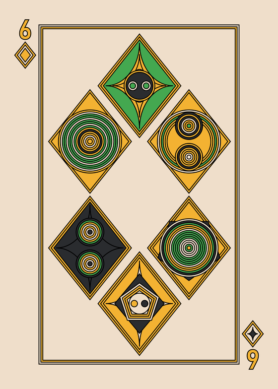 Six of Diamonds Light