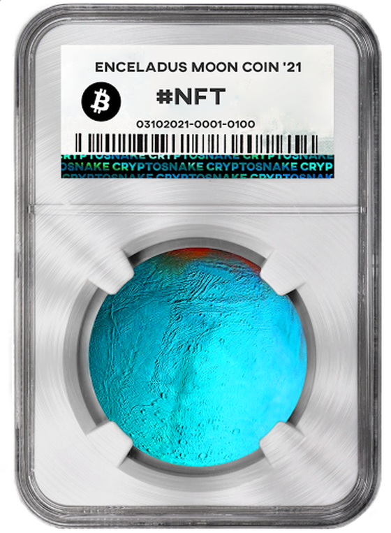 Enceladus Moon Coin