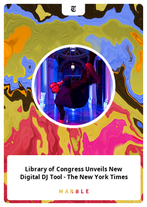 Library of Congress Unveils New Digital DJ Tool - The New York Times