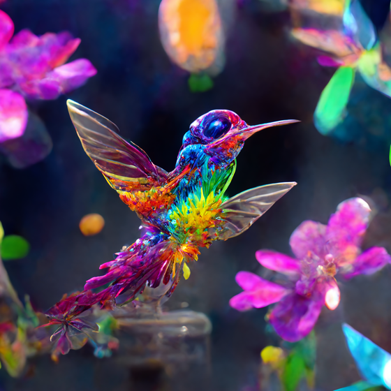 Happy Hummingbird 193