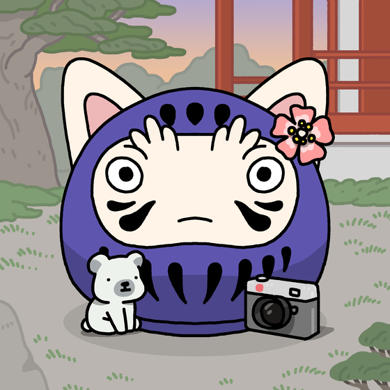 Neko Daruma #35