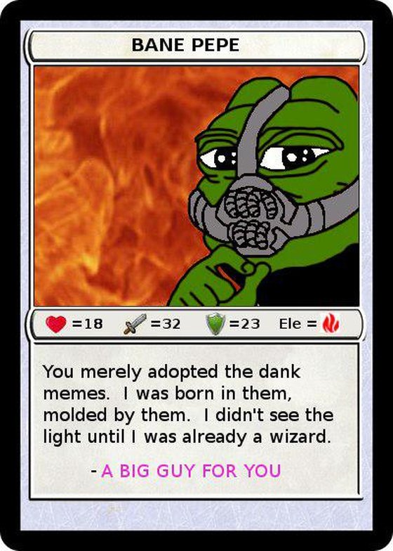 BANEPEPE | Rarepepe | Series 1 | Card 30 | 2016